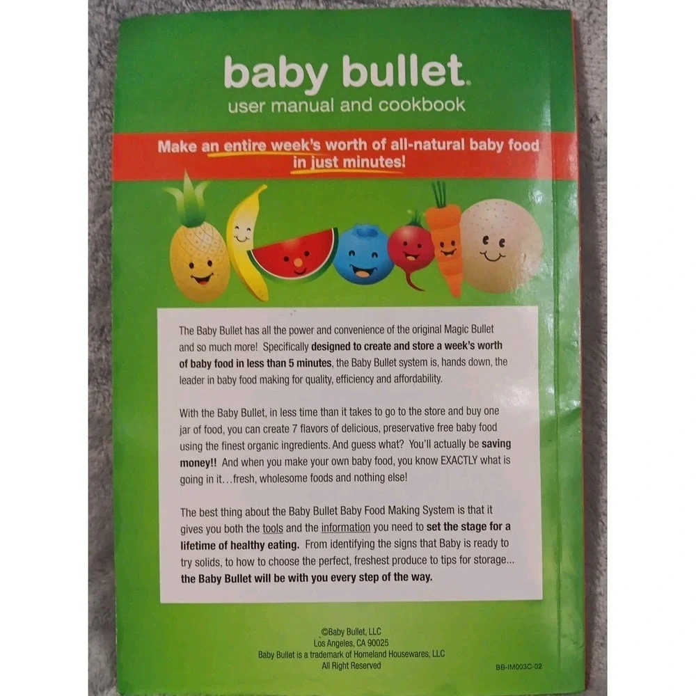 Baby Bullet Replacement Parts Short Cup Blade 5 Date Dial Storage Cups‎ READ